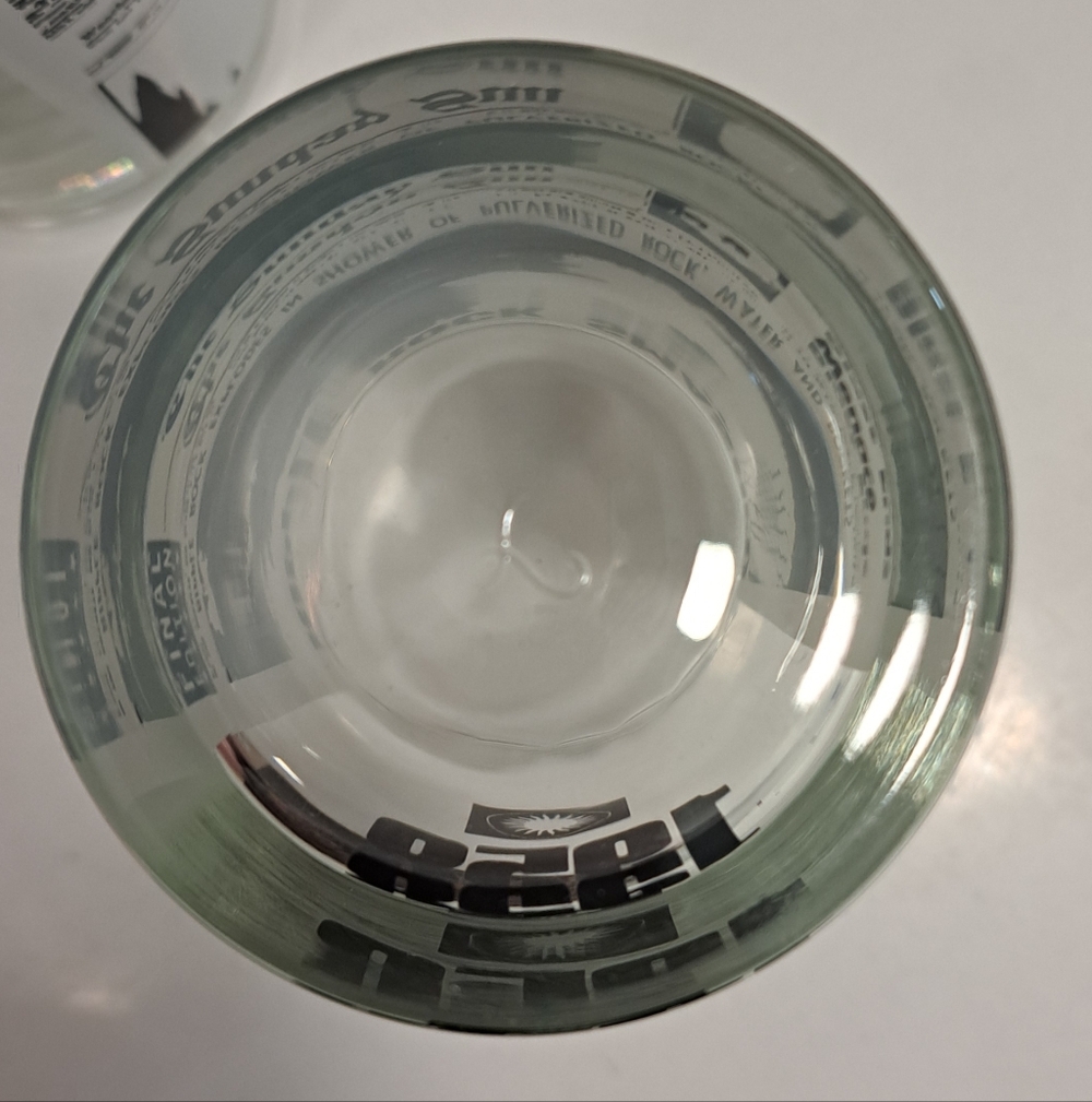 MCM Newspaper Print Glasses Set - Picture 4 of 4